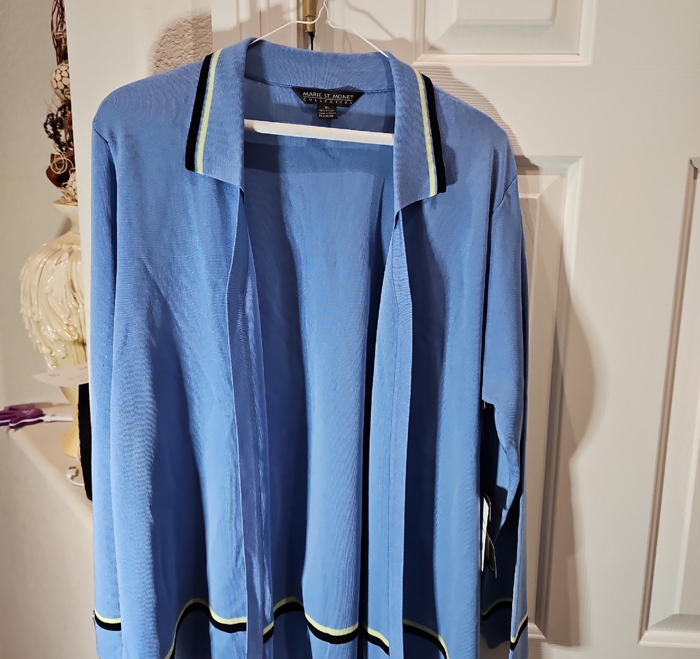 Anne Klein Men's Blue Lightweight Jacket